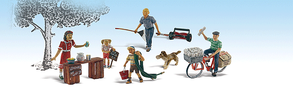 785-1938  -  Summertime Jobs - HO Scale