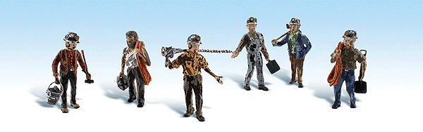 785-1933  -  Miners 6/ - HO Scale