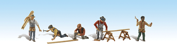 785-1947  -  Carpenter Crew & Accssrs - HO Scale