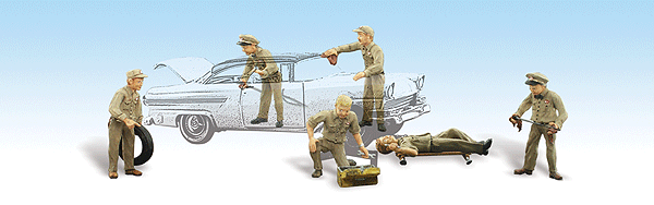 785-1948  -  Service Station Atndnt 6/ - HO Scale