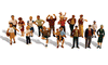 785-1958  -  Pedestrians 16/ - HO Scale