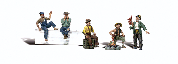 785-2734  -  Scenic Accents Hobos 5/ - O Scale