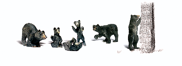 785-2737  -  Black Bears 6/ - O Scale