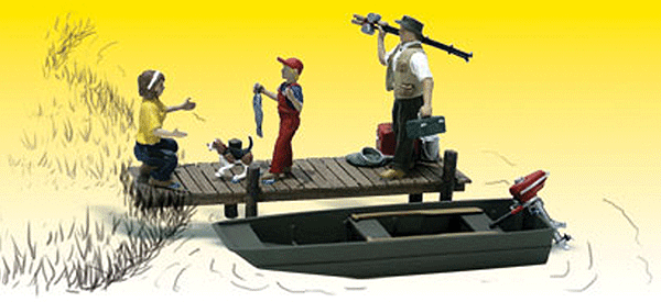 785-2756  -  Family Fishing 3/ - O Scale