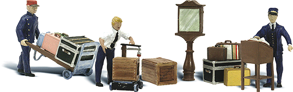 785-2757  -  Depot Workers & Access - O Scale