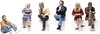 785-2759  -  People Sitting 6/ - O Scale