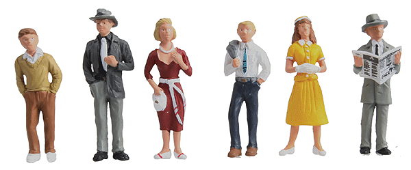 785-2763  -  Pedestrians 6/ - O Scale