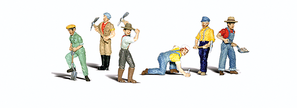 785-2723  -  Track Workers 6/ - O Scale