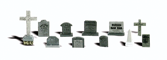 785-2726  -  Tombstones 11/ - O Scale