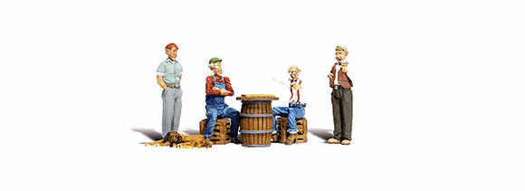 785-2727  -  Checkers Players 4/ - O Scale