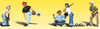 785-2145  -  Baseball Players I 5/ - N Scale