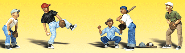 785-2145  -  Baseball Players I 5/ - N Scale