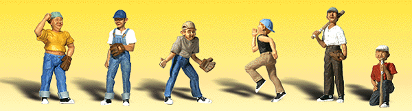 785-2146  -  Baseball Players II 6/ - N Scale
