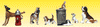 785-2140  -  Dogs & Cats 12/ - N Scale