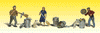 785-2158  -  People & Pesky Raccoons - N Scale