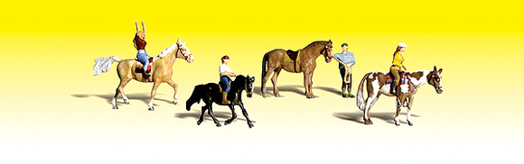 785-2159  -  Horseback Riders 4/ - N Scale