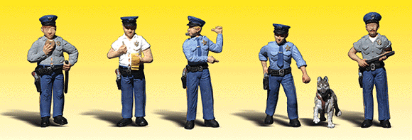 785-2122  -  Policemen 6/ - N Scale