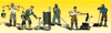 785-2128  -  Roofers 6/ - N Scale