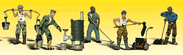 785-2128  -  Roofers 6/ - N Scale