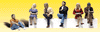 785-2129  -  People Sitting 6/ - N Scale