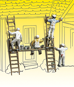 785-2174  -  Painters & Accessories 4/ - N Scale