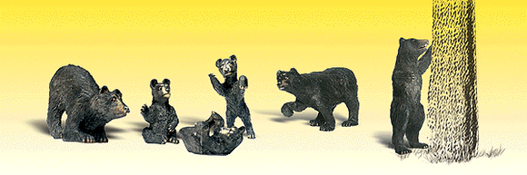 785-2186  -  Black Bears 6/ - N Scale