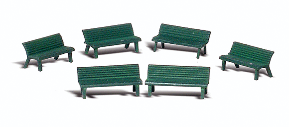 785-2181  -  Park Benches 6/ - N Scale