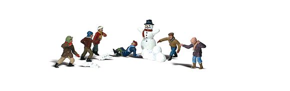 785-2183  -  Snowball Fight 10/ - N Scale