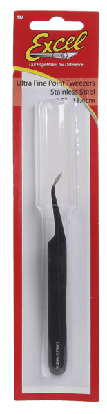 271-30420  -  Tweezer Slant Point Blk