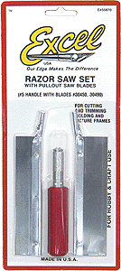 271-55670  -  Razor saw set w/2 blades
