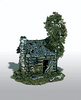 785-101  -  M-S Abandoned Log Cabin - HO Scale