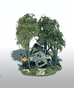 785-108  -  M-S Outhouse Mischief - HO Scale