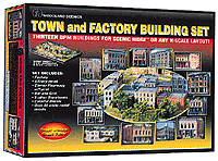 785-1485  -  Town & Factory Bldg Set - N Scale