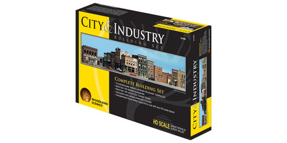785-1486  -  City & Industry Bldg Set - HO Scale