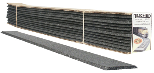 785-1473  -  Track Bed 5mm x 2' 12/ - O Scale