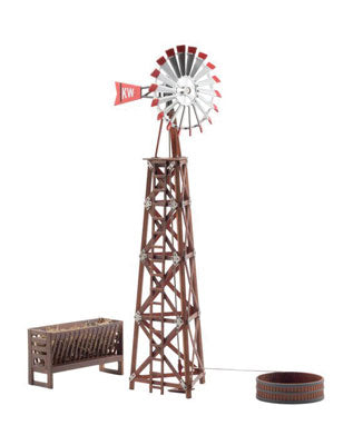 785-5868  -  B&R Windmill Well-Kept - O Scale