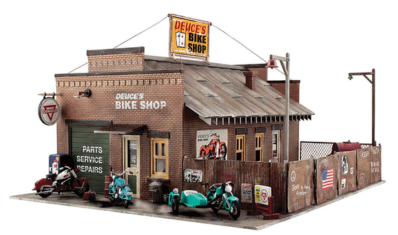 785-5895  -  Deuce's Bike Shop Kit - O Scale