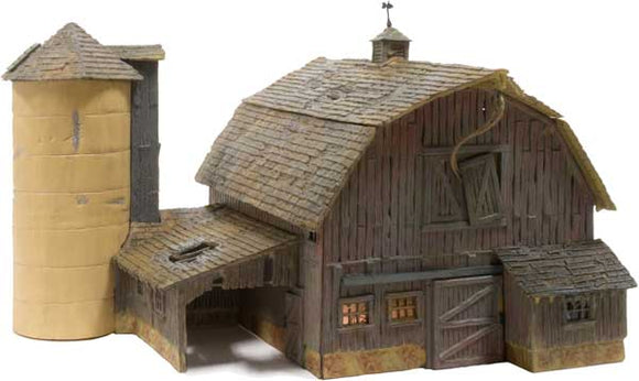 785-5038  -  B&R Old Weathered Barn - HO Scale