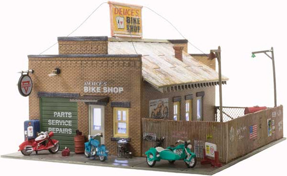 785-5045  -  B&R Deuce's Bike Shop - HO Scale
