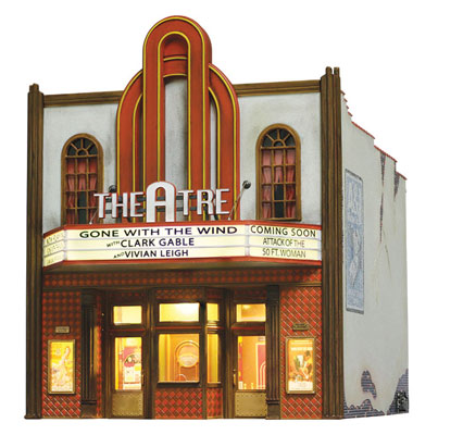 785-5054  -  B&R Theatre w/Lights - HO Scale