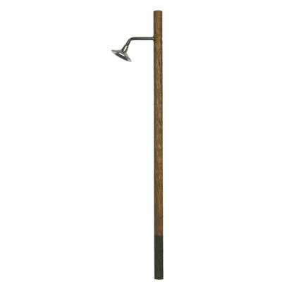 150-70000039  -  45 Deg Hi-Hat Wood Pole - HO Scale