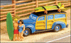 284-57018  -  "Woody" w/Srfrs & Srfbrds - N Scale