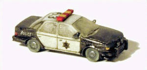 284-51013  -  Highway Patrol Police Car - N Scale