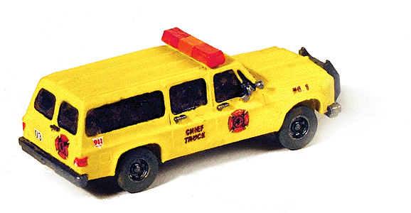 284-51014  -  Fire Chief Chevy Suburban - N Scale
