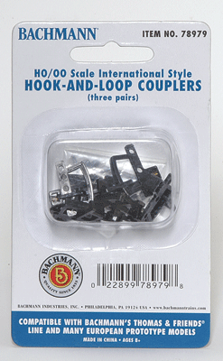 160-78979  -  Thomas Hook & Loop Cpl 6/ - HO Scale