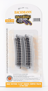 160-44822  -  E-Z Tr NS 1/2 12.5"Rad 6/ - N Scale