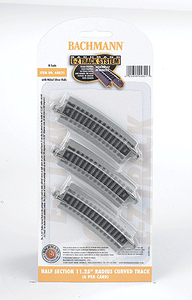 160-44821  -  E-Z Tr NS 1/2 11.25"R 6/ - N Scale