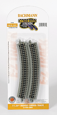 160-44801  -  E-Z Tr NS 11-1/4"R Crv 6/ - N Scale