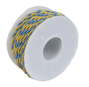 851-222070304  -  2c Wire 22g 30' Ylw/Blu