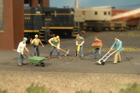 160-33105  -  Construction Workers 6/ - HO Scale